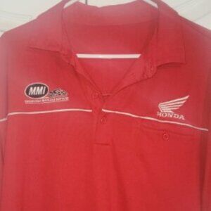 MMI Honda Red Sport-Tek Polo Shirts Bundle – XL + Large Lightweight Shop Wear